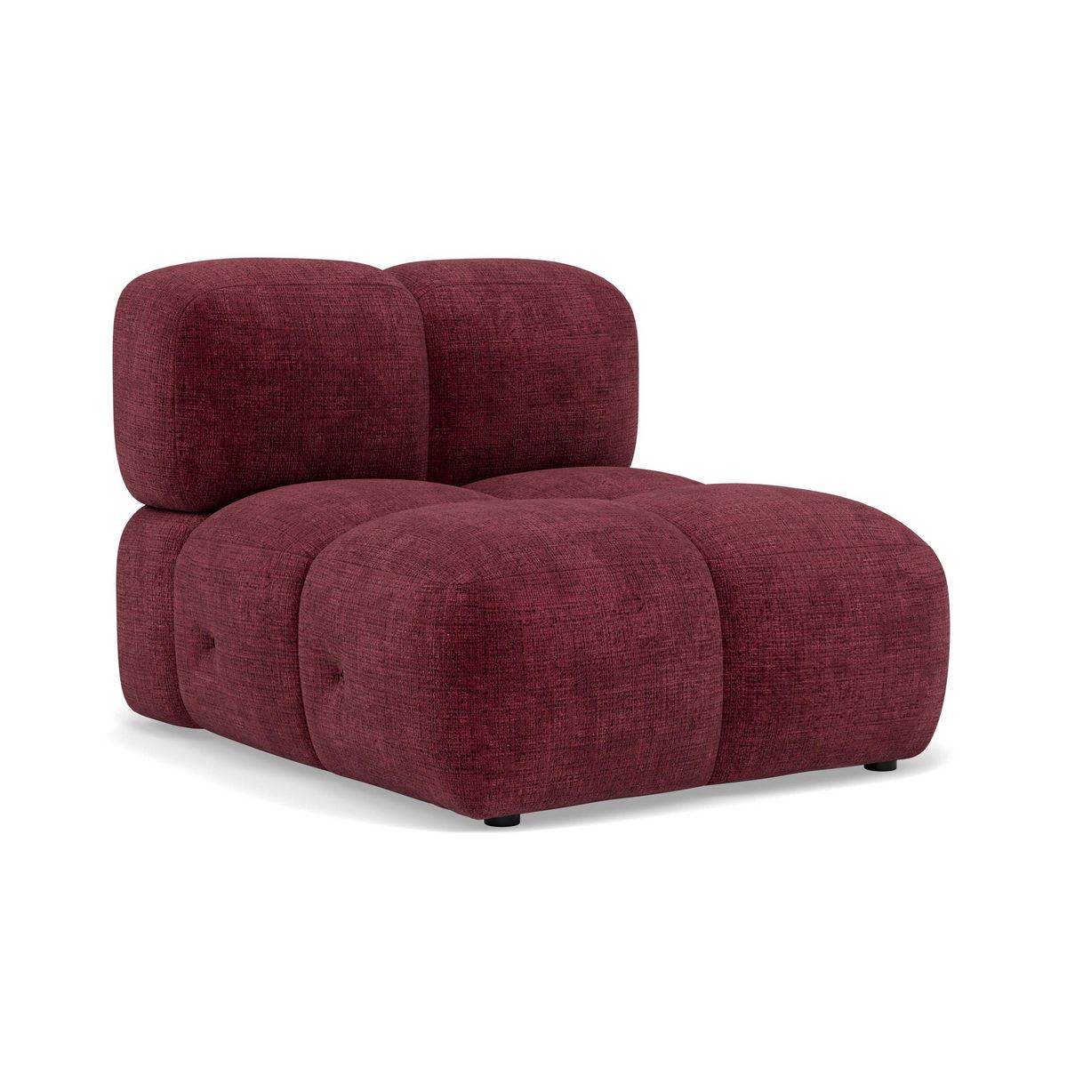 LISA DESIGN Grace - module d'assise en velours texturé