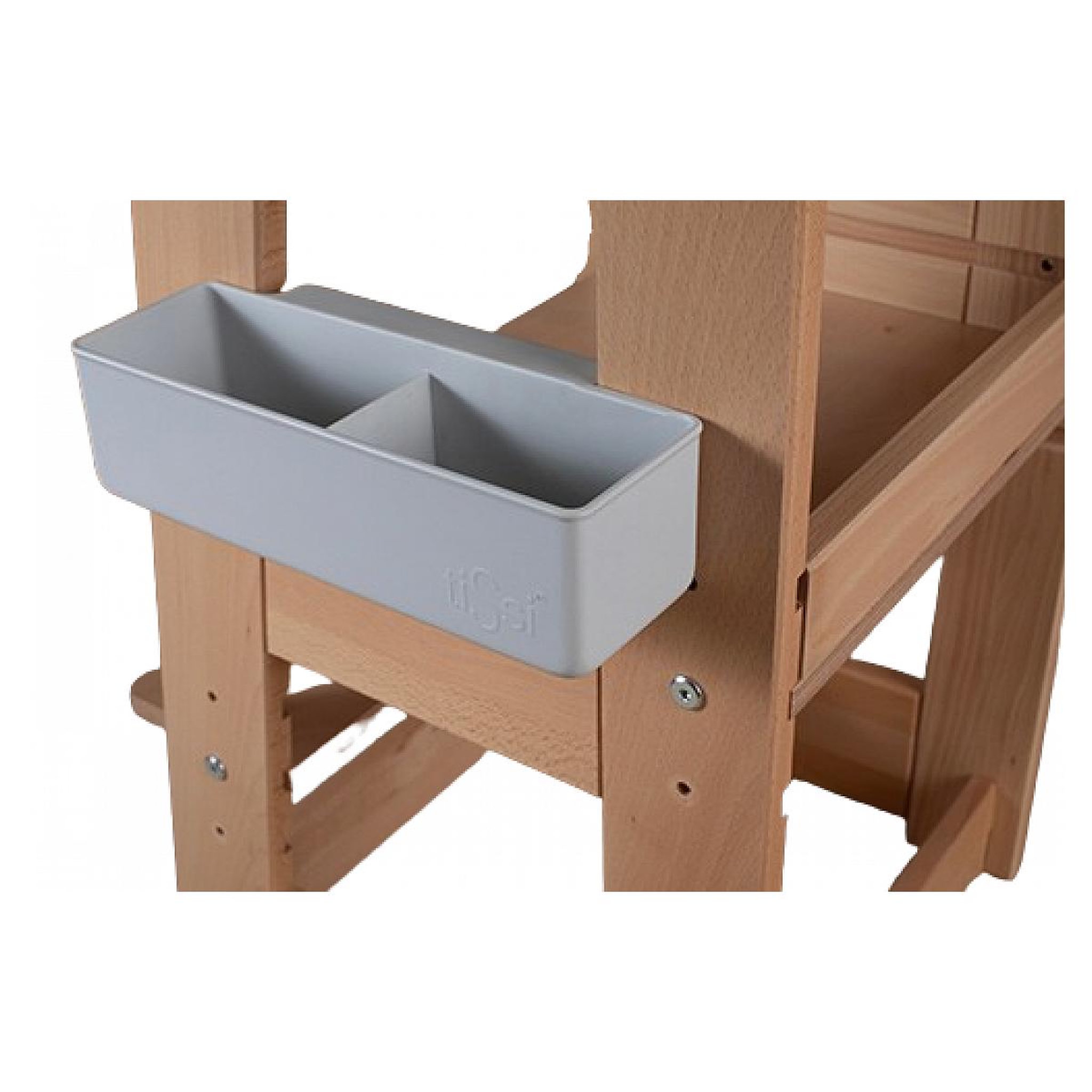 Voir la diapositive 1 : TISSI Boîte de rangement multifonctionnelle pour la tour d'apprentissage FELIX tiSsi® - Organisation optimale