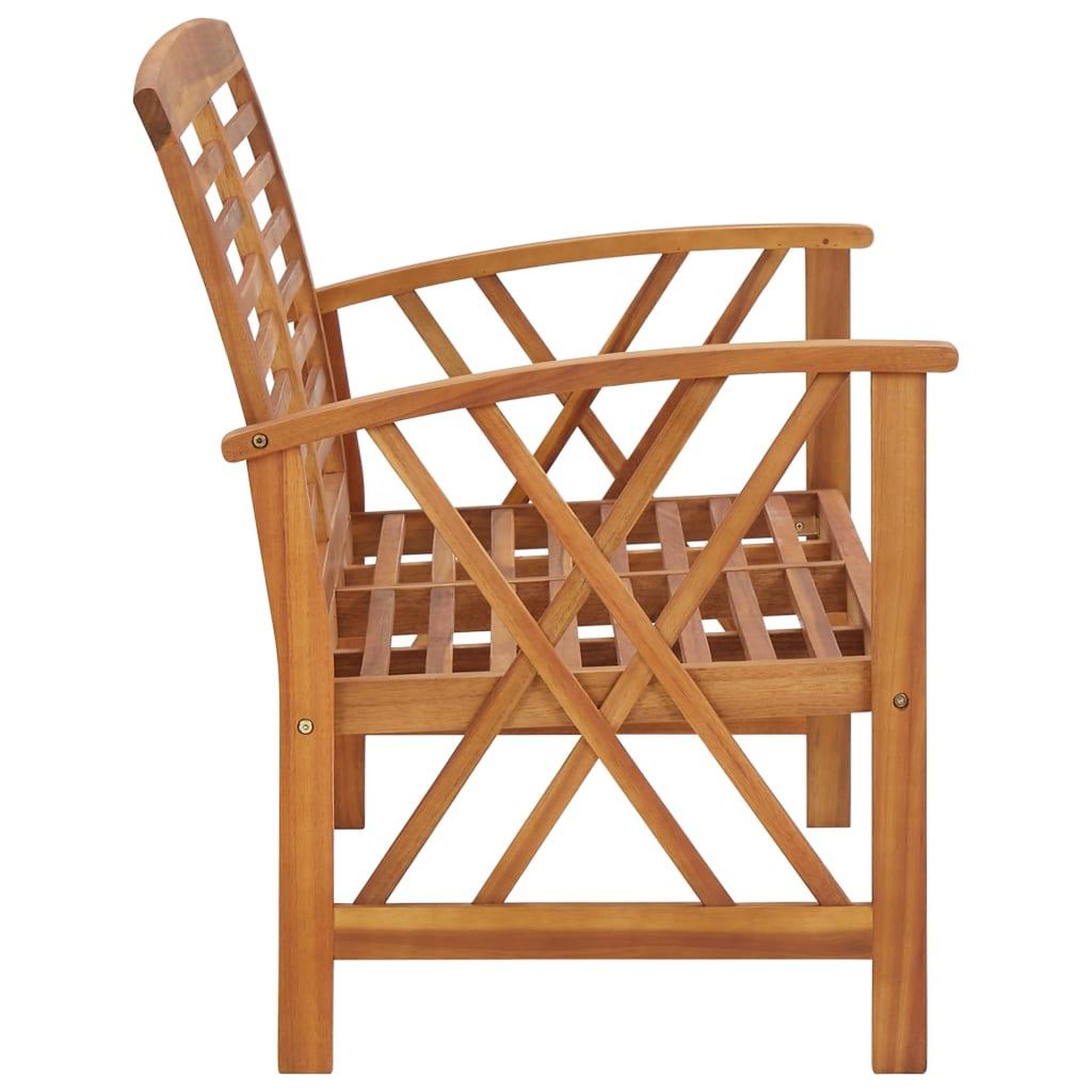 Voir la diapositive 5 : VIDAXL Salon de jardin 3 pcs Bois d'acacia solide