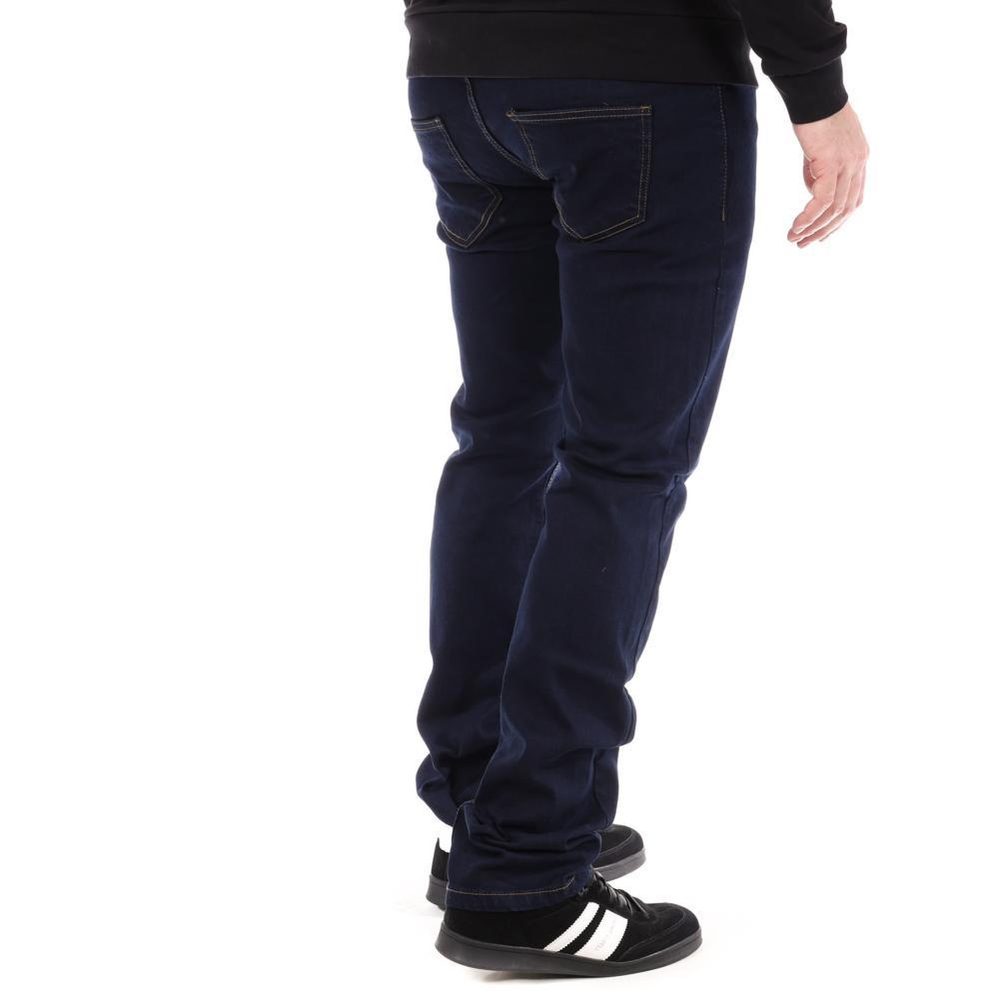 Voir la diapositive 2 : PANAME BROTHERS Jean Bleu Foncé Homme Noir Paname Brothers 200