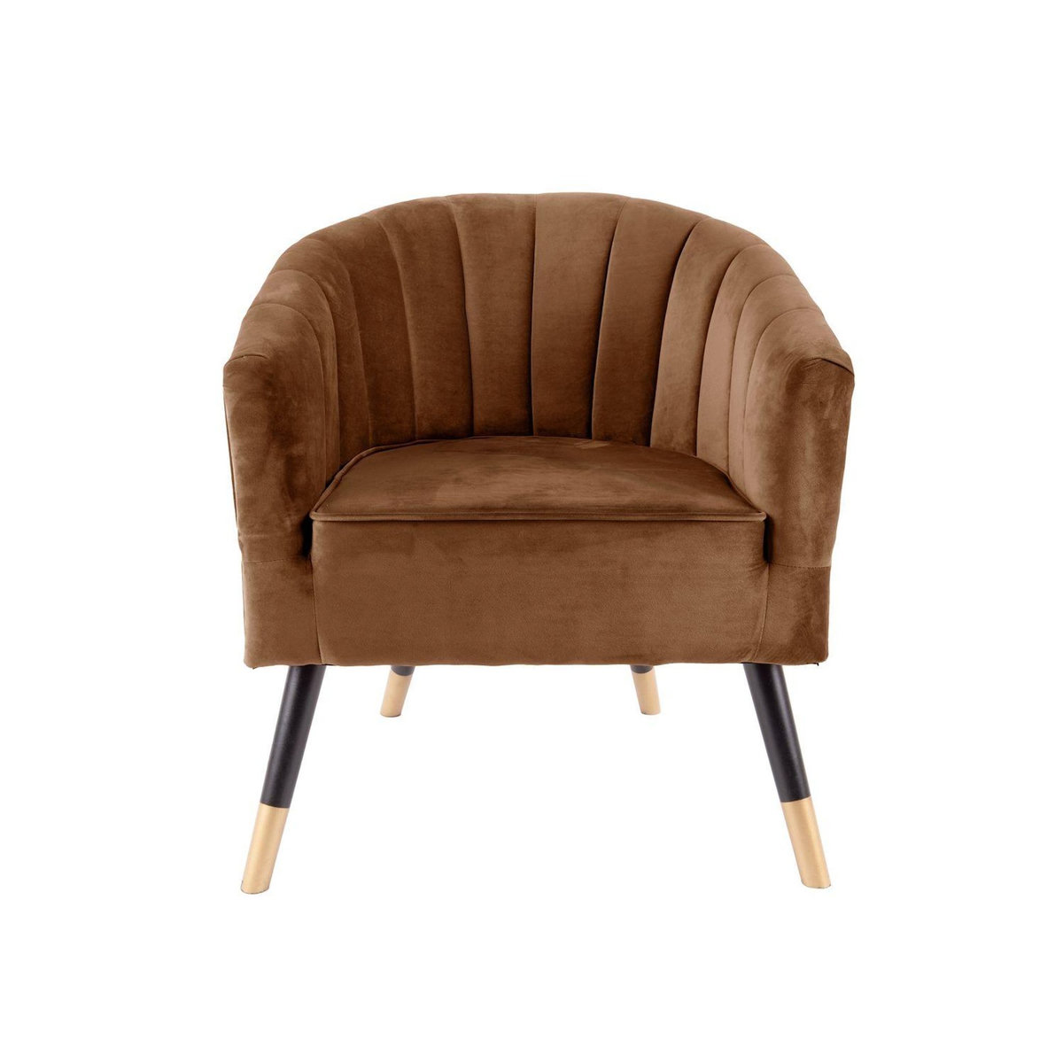 PRESENT TIME Fauteuil Royal en velours - 1 place