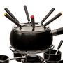 Voir la diapositive 3 : FIVE Service à fondue rotatif 6 personnes - Noir