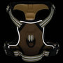 Voir la diapositive 3 : VIDAXL Harnais pour chien et bandes reflechissantes reglables marron S
