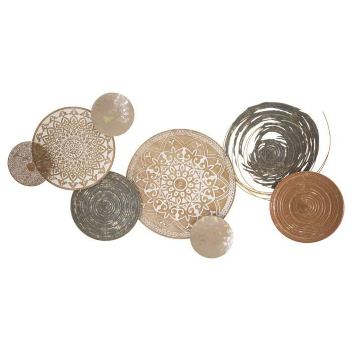 Paris Prix Décoration Murale en Métal  Boho  167cm Multicolore