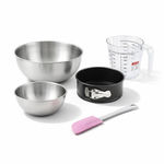 ZENKER Set pâtisserie avec moule à panettone 18 cm, 2 bols à mixer, verre mesureur et spatule Zenker