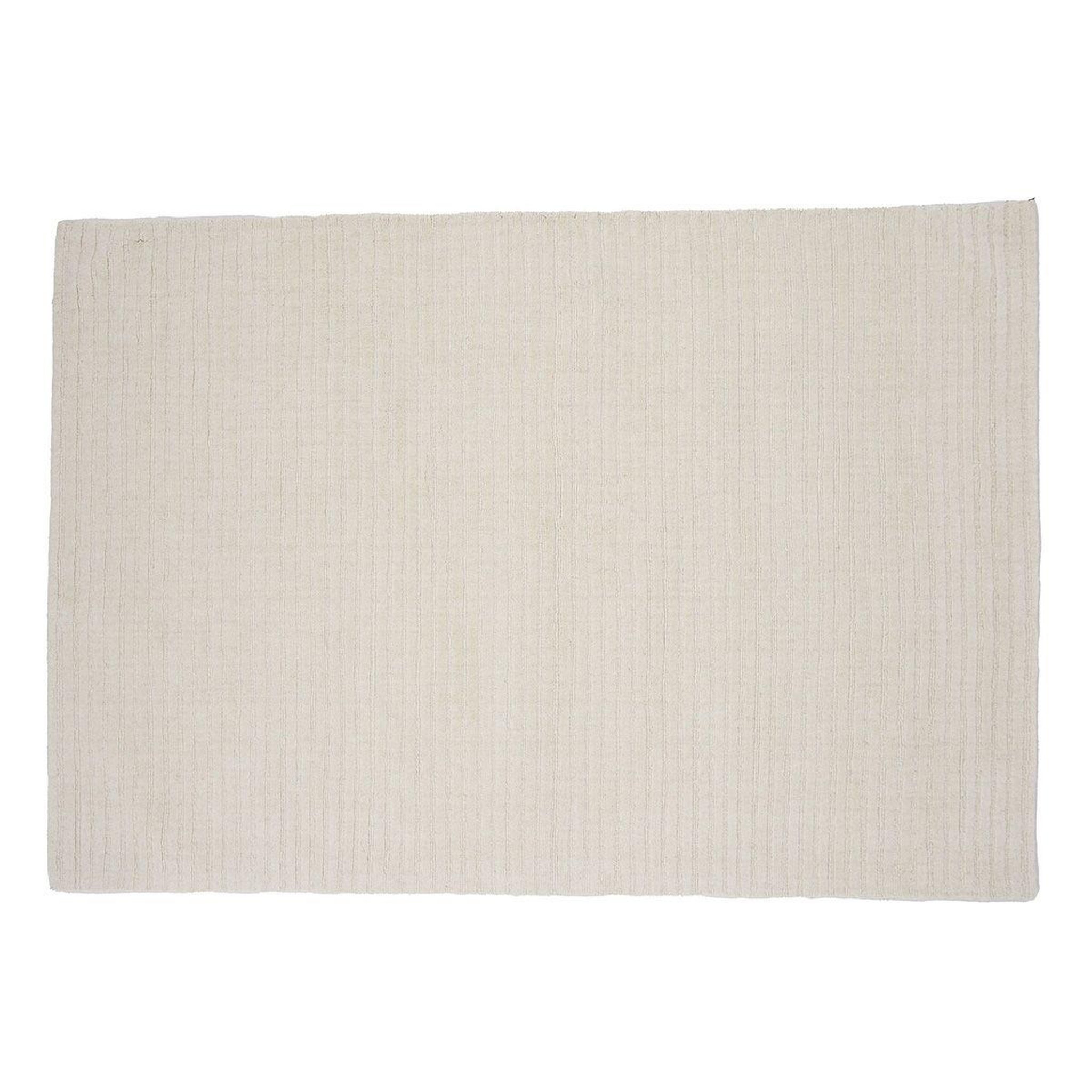 Paris Prix Tapis déco en laine  milton  202x300cm blanc