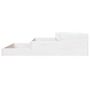 Voir la diapositive 5 : VIDAXL Jardiniere Blanc 107x107x27 cm Bois massif de pin