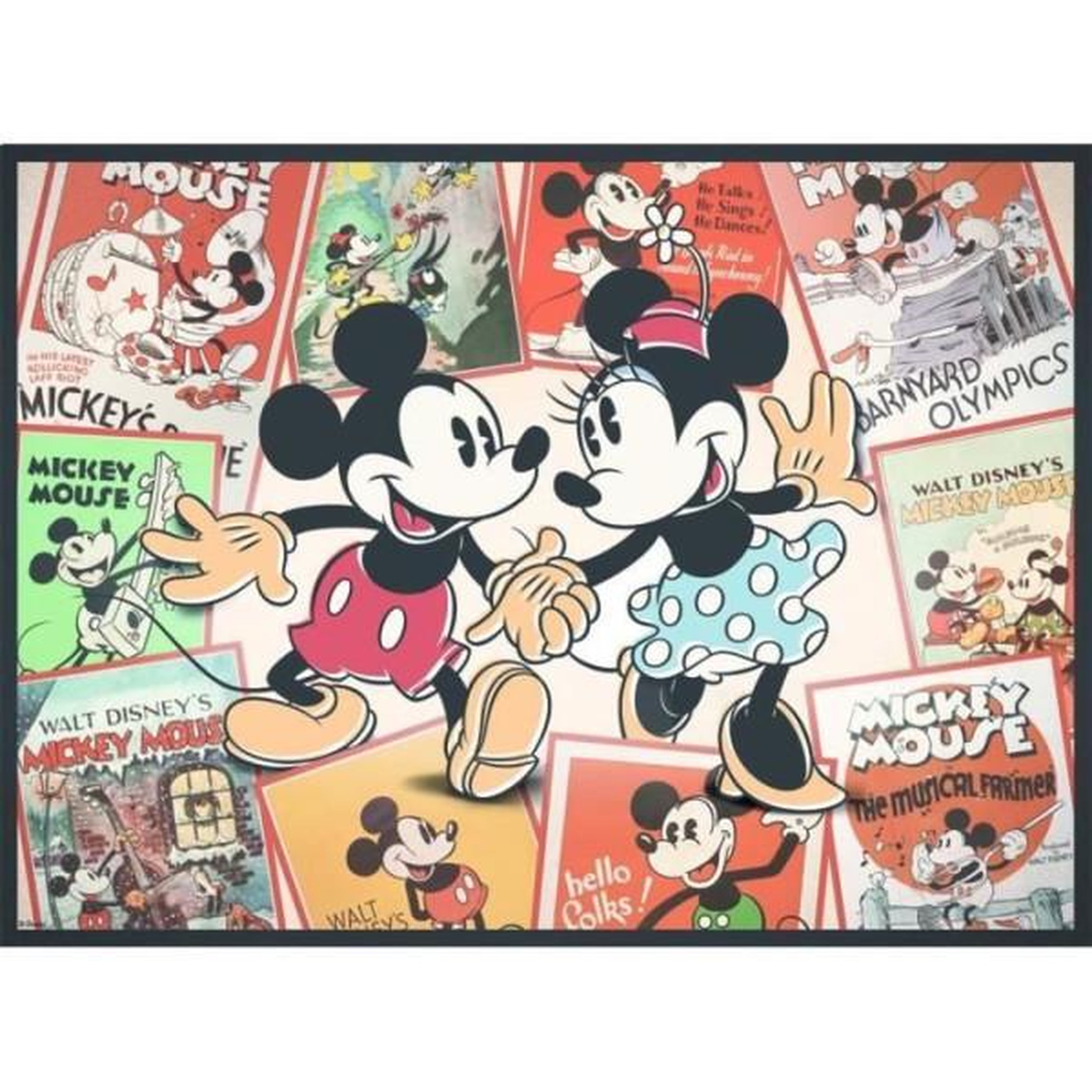 Nathan Puzzle 500 pieces souvenirs de mickey, disney, adultes et enfants, des 12 ans, 12000969, nathan