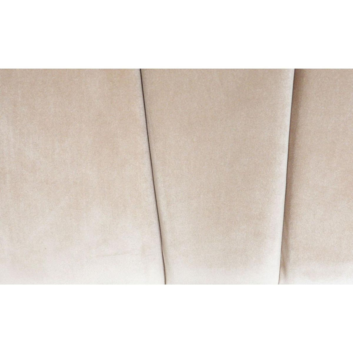 Paris Prix Tête de Lit en Velours  Renaya  140cm Taupe