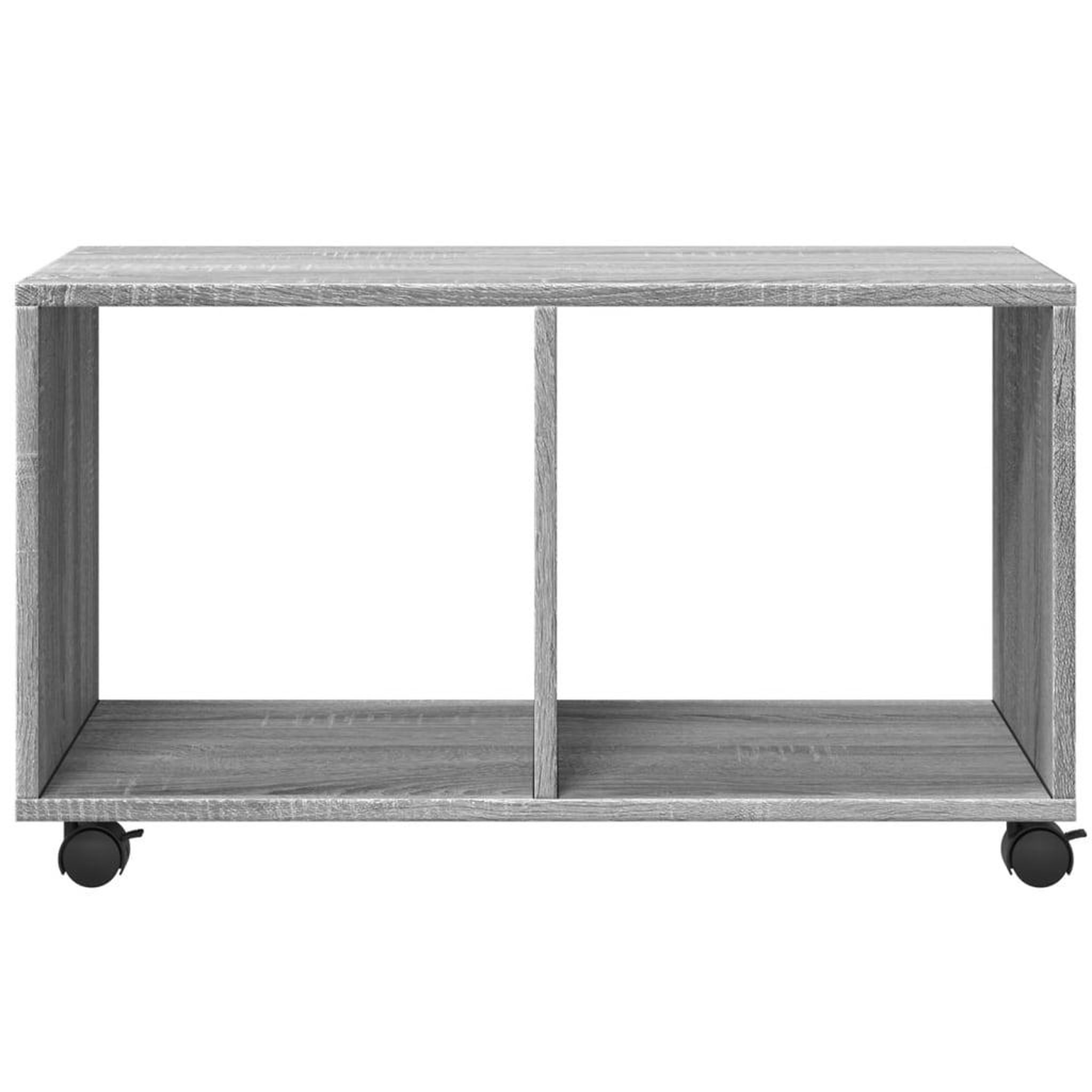 Voir la diapositive 5 : VIDAXL Armoire roulante sonoma gris 72x33x42,5 cm bois d'ingenierie
