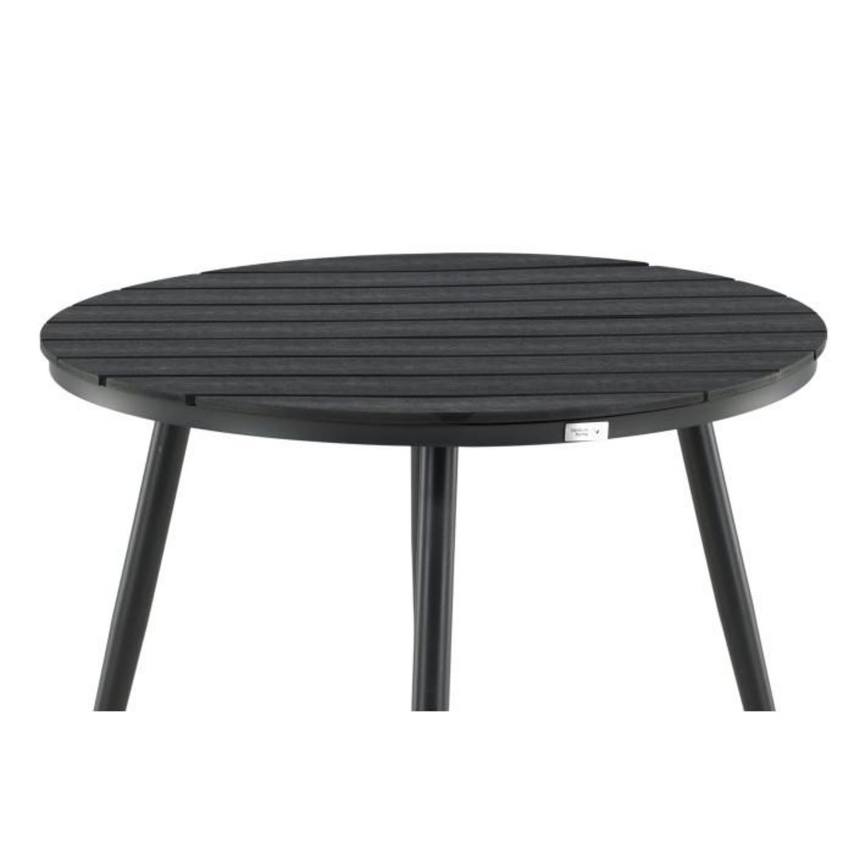 Paris Prix Table de Jardin Ronde  Break  90cm Noir