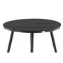 Voir la diapositive 4 : Paris Prix Table de Jardin Ronde  Break  90cm Noir