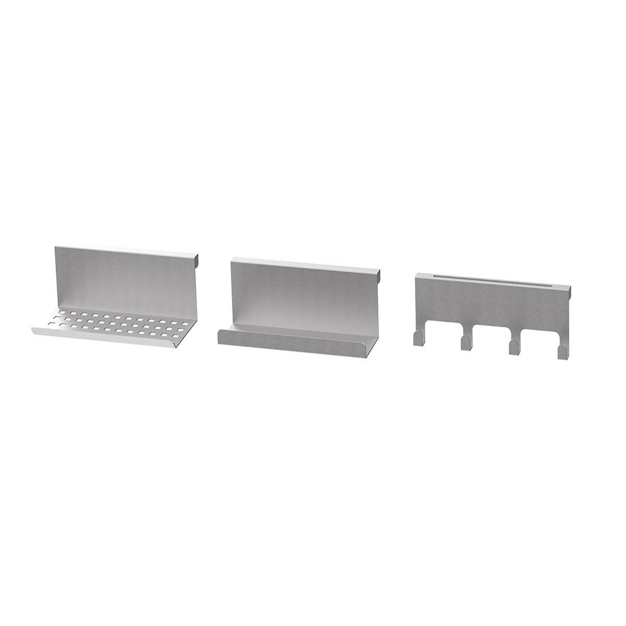 Le marquier Kit 3 accessoires inox cuisine d'extérieur (porte épices/spatule/éponge) - le marquier