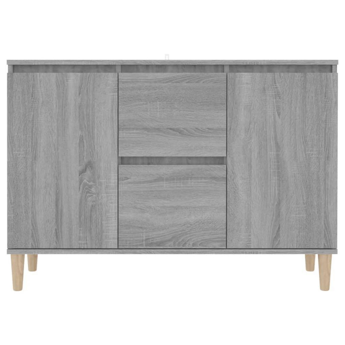 VIDAXL Buffet Sonoma gris 101x35x70 cm Bois d'ingenierie