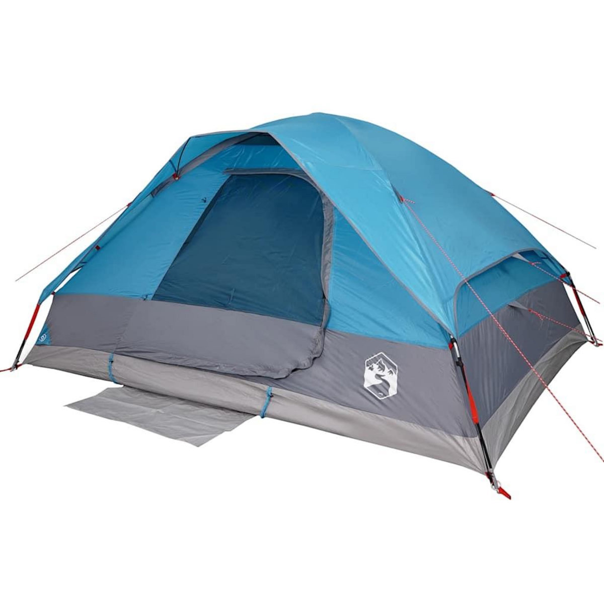 VIDAXL Tente familiale a dome 6 personnes bleu impermeable
