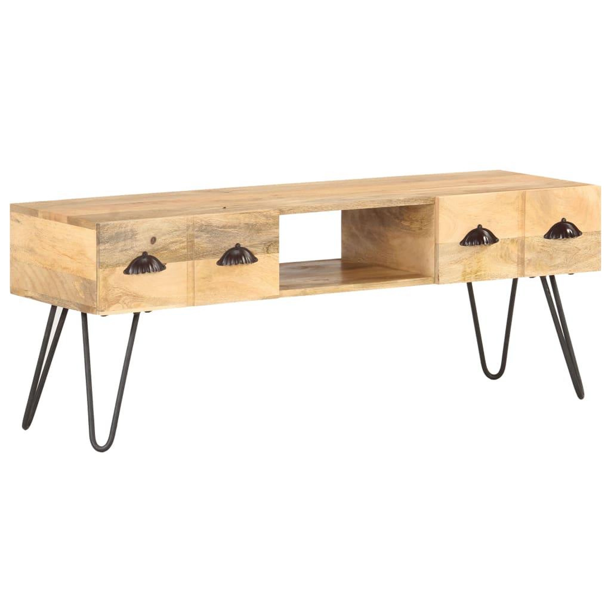 VIDAXL Meuble tv 120x35x45 cm bois solide de manguier