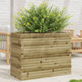Voir la diapositive 1 : VIDAXL Jardiniere 90x40x68,5 cm bois de pin impregne