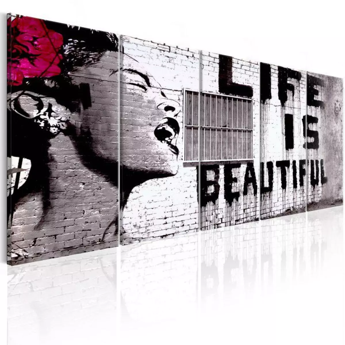 Paris Prix Tableau Imprimé  Banksy - Life is Beautiful 