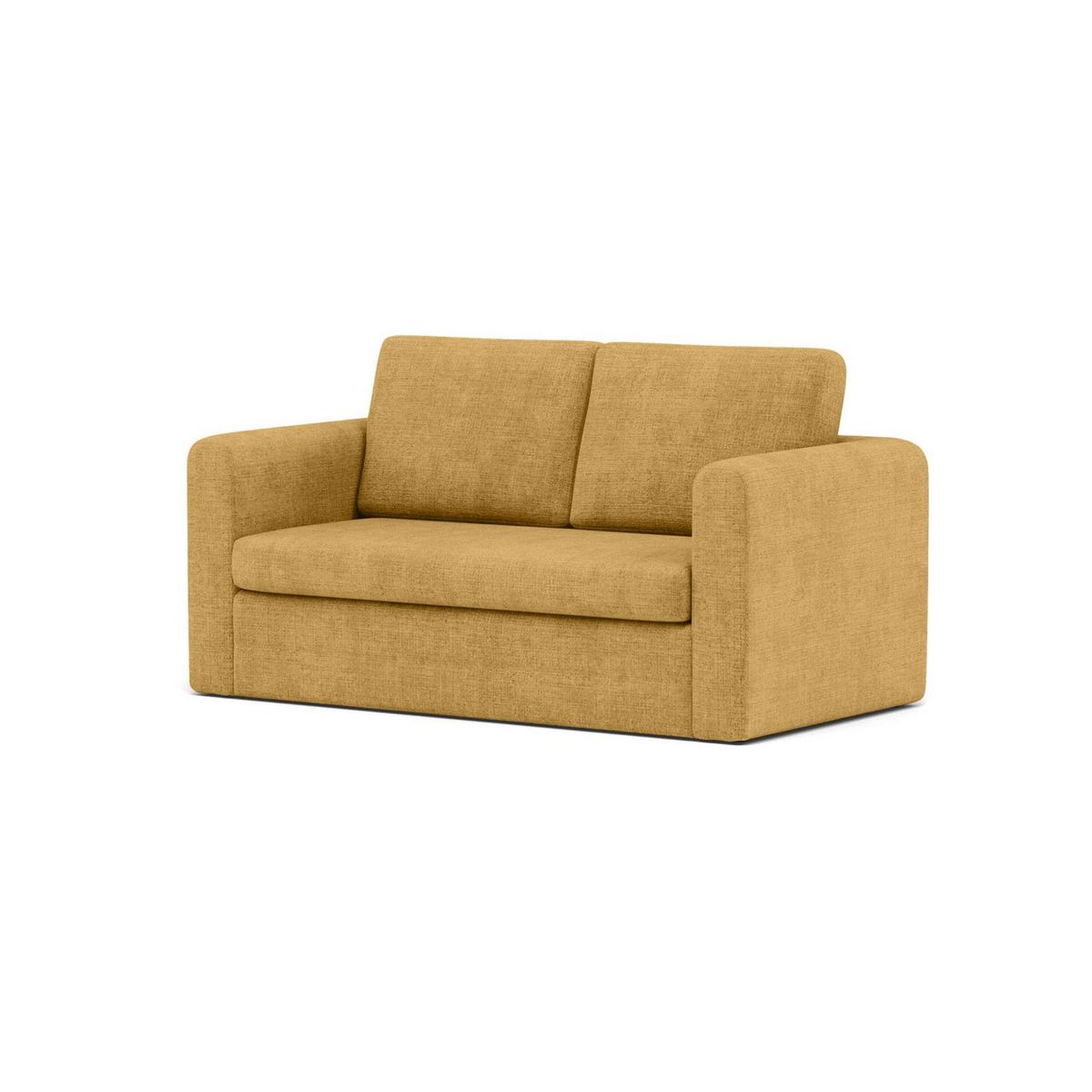 BEST MOBILIER Marilia - canapé 2 places convertible déplimousse en velours texturé