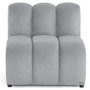 Voir la diapositive 1 : LISA DESIGN Debbie - module d'assise en tissu texturé