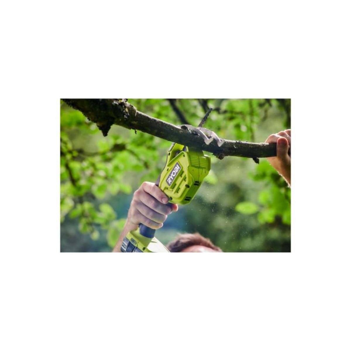 Ryobi Pack RYOBI Elagueur à main RY18PSA-0 - 18V One+ - 1 Batterie 2.0Ah - 1 Chargeur rapide