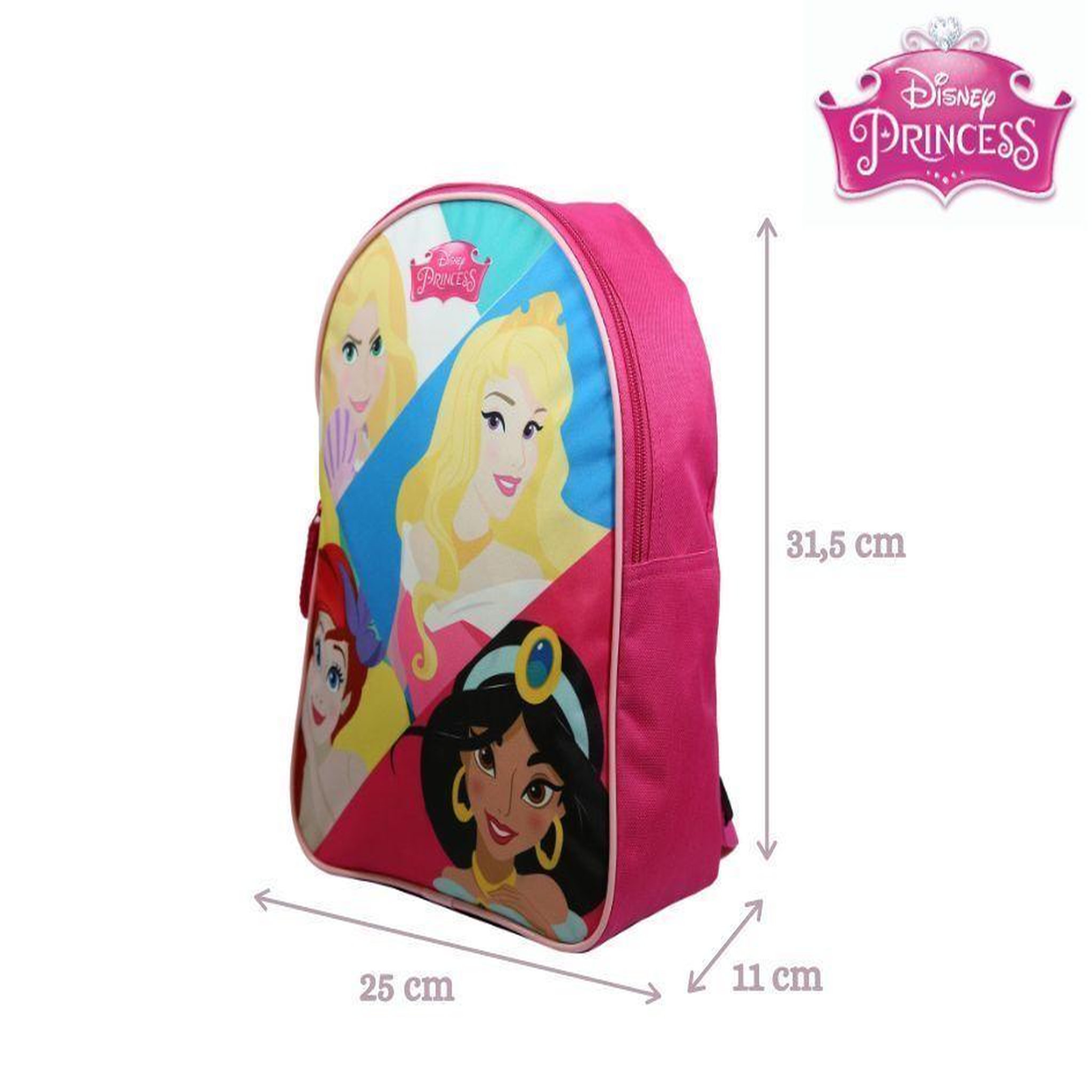 Voir la diapositive 6 : Bagtrotter BAGTROTTER Sac à dos gouter maternelle 31 cm Disney Princesses Rose