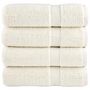 Voir la diapositive 1 : VIDAXL Serviettes de douche de qualité supérieure SOLUND 4 pcs crème