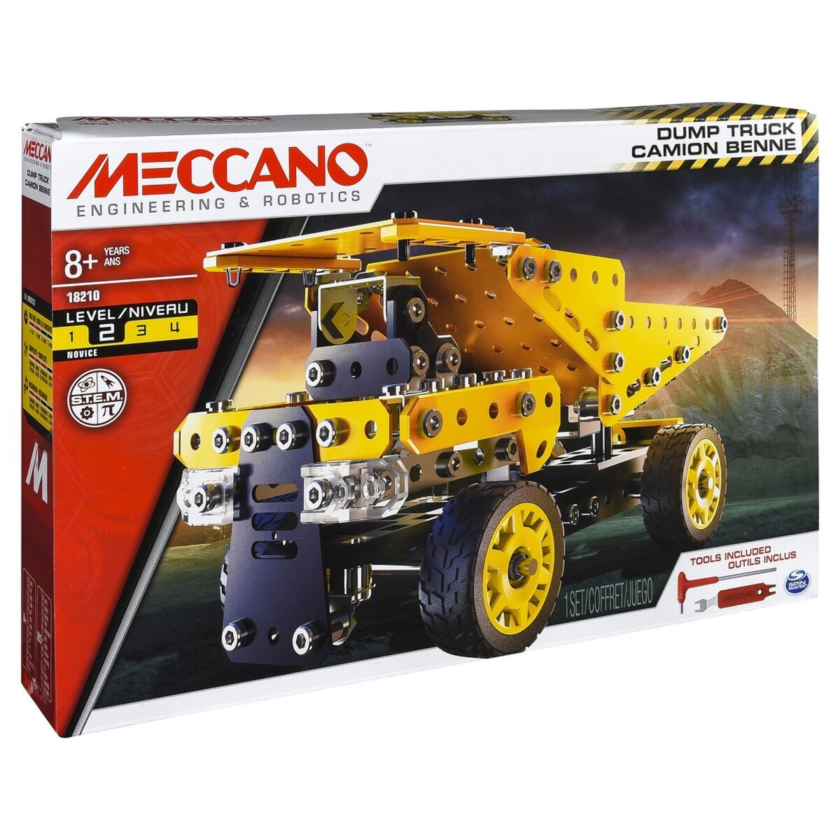 MECCANO Meccano camion benne thème chantier 