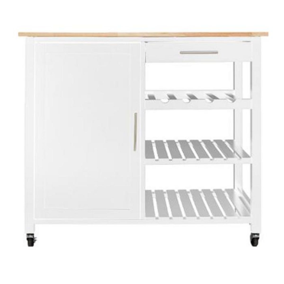 ATMOSPHERA Desserte de Cuisine  Claude  100cm Blanc