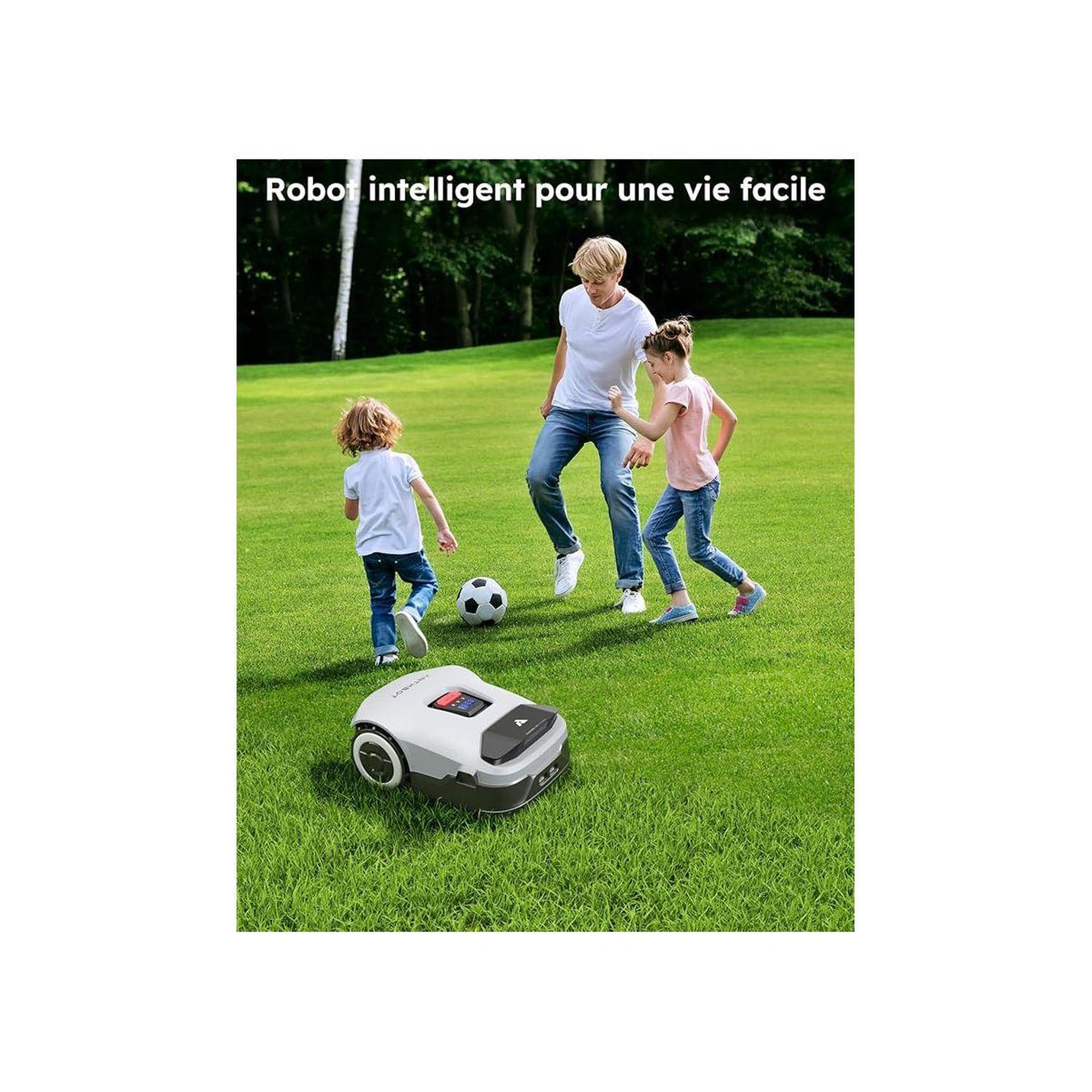 Voir la diapositive 4 : ANTHBOT Robot tondeuse genie 1000 sans fil périphérique, 1000 m² de superficie