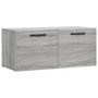 Voir la diapositive 2 : VIDAXL Armoire murale sonoma gris 80x36,5x35 cm bois d'ingenierie