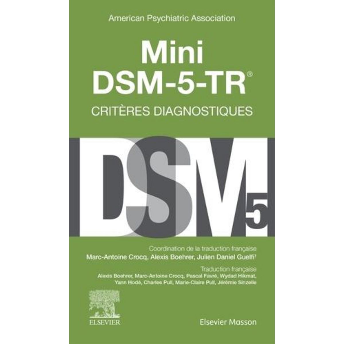 MINI DSM-5-TR. CRITERES DIAGNOSTIQUES, American Psychiatric Asso
