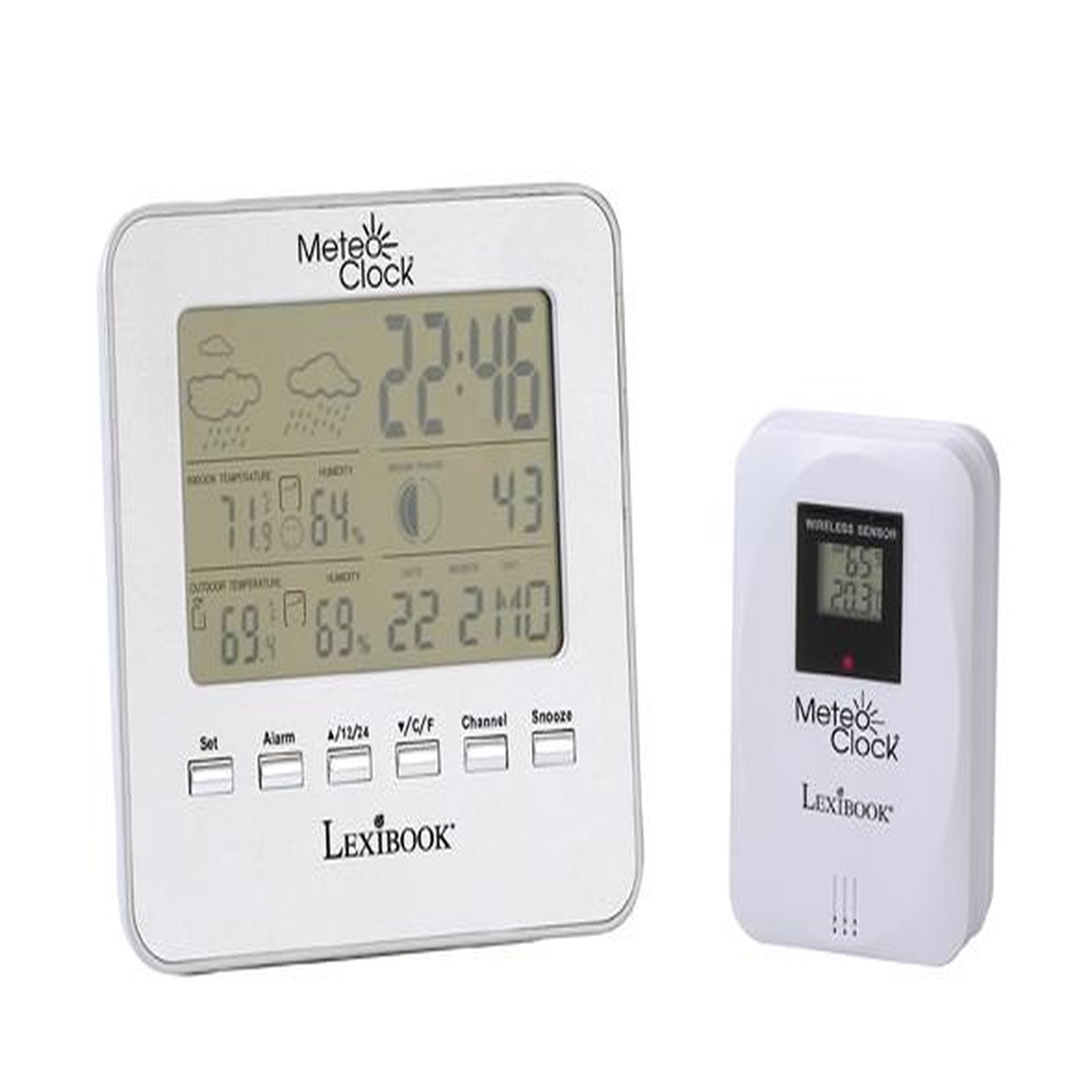 Lexibook Station meteo MeteoClock Silver
