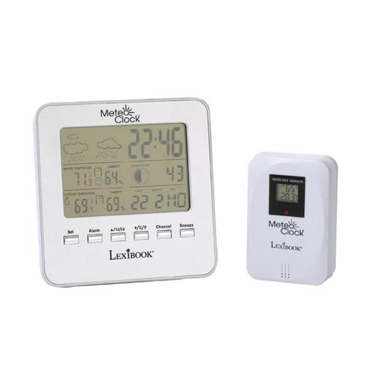 Lexibook Station meteo MeteoClock Silver