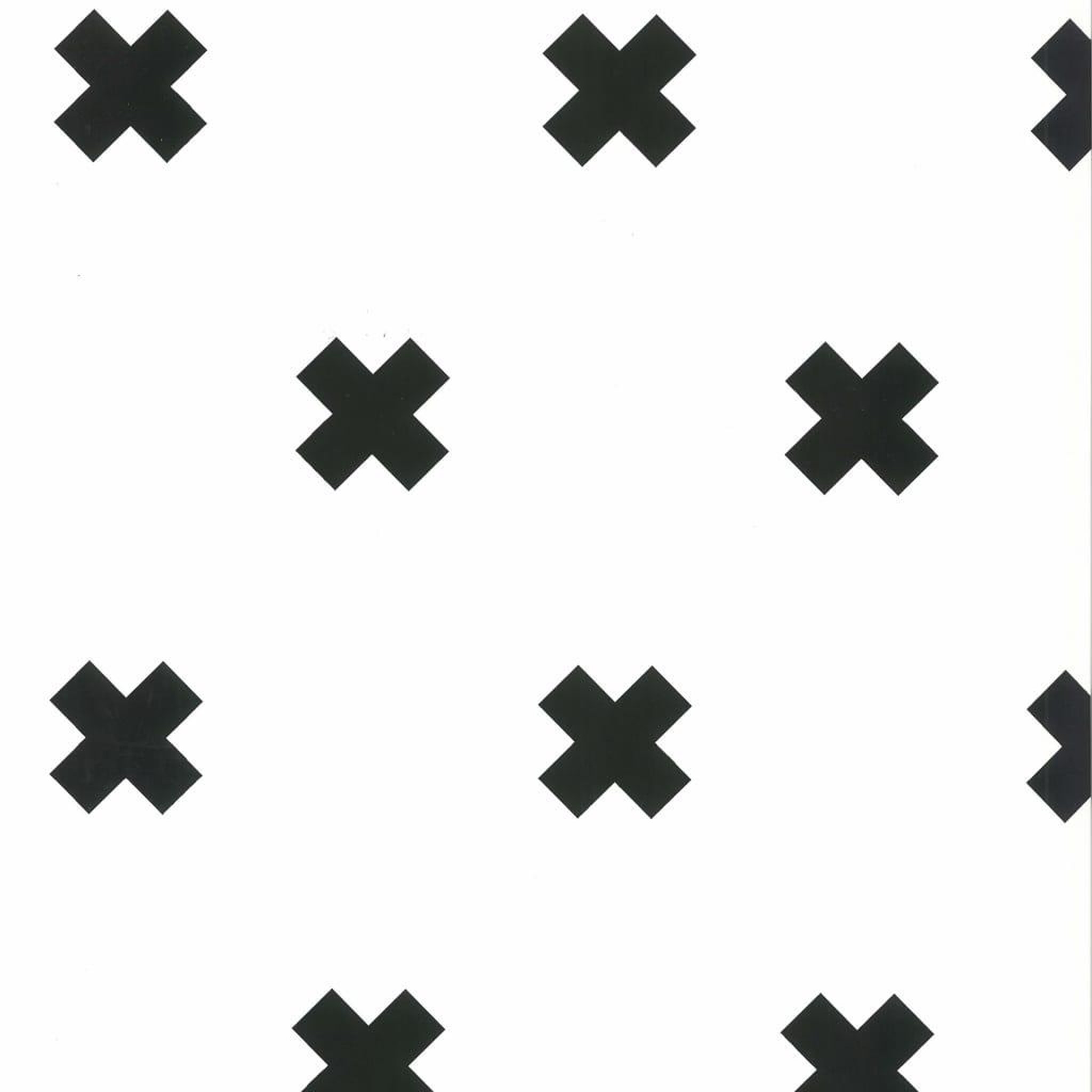 Voir la diapositive 1 : Noordwand Noordwand Papier peint Fabulous World Cross blanc et noir