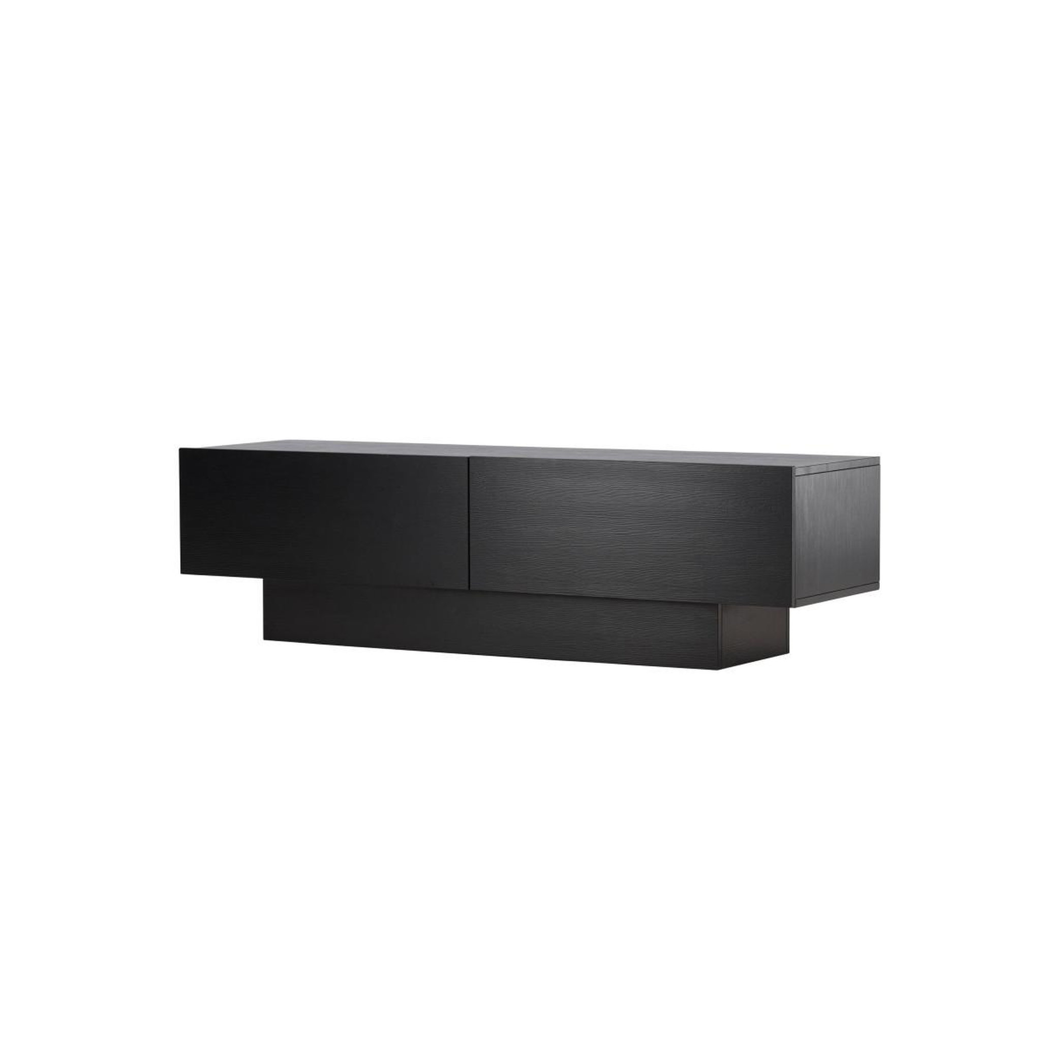 Voir la diapositive 3 : Paris Prix Meuble tv 2 portes  cuenca  160cm noir