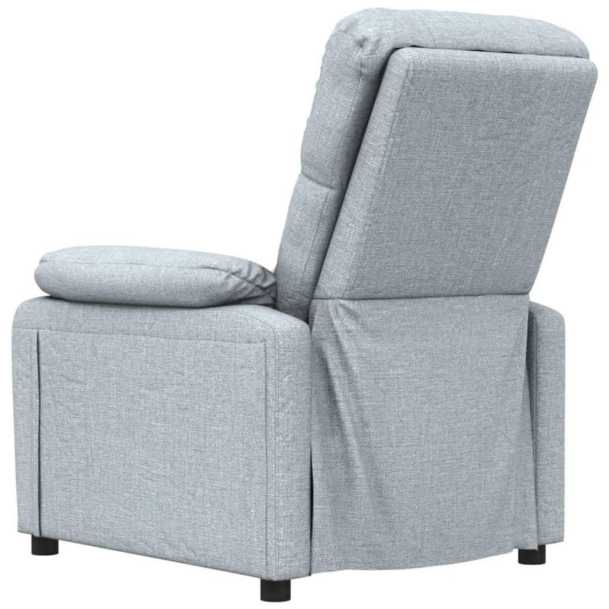 VIDAXL Fauteuil inclinable Gris clair Tissu