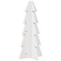 Voir la diapositive 5 : VIDAXL Arbre de Noël en bois pour decoration blanc 49 cm pin massif