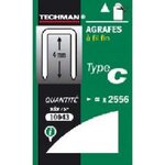 TECHMAN Agrafes 10 mm - type C