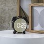 Voir la diapositive 5 : Paris Prix Horloge à Poser à LED  Vintage  9cm Noir
