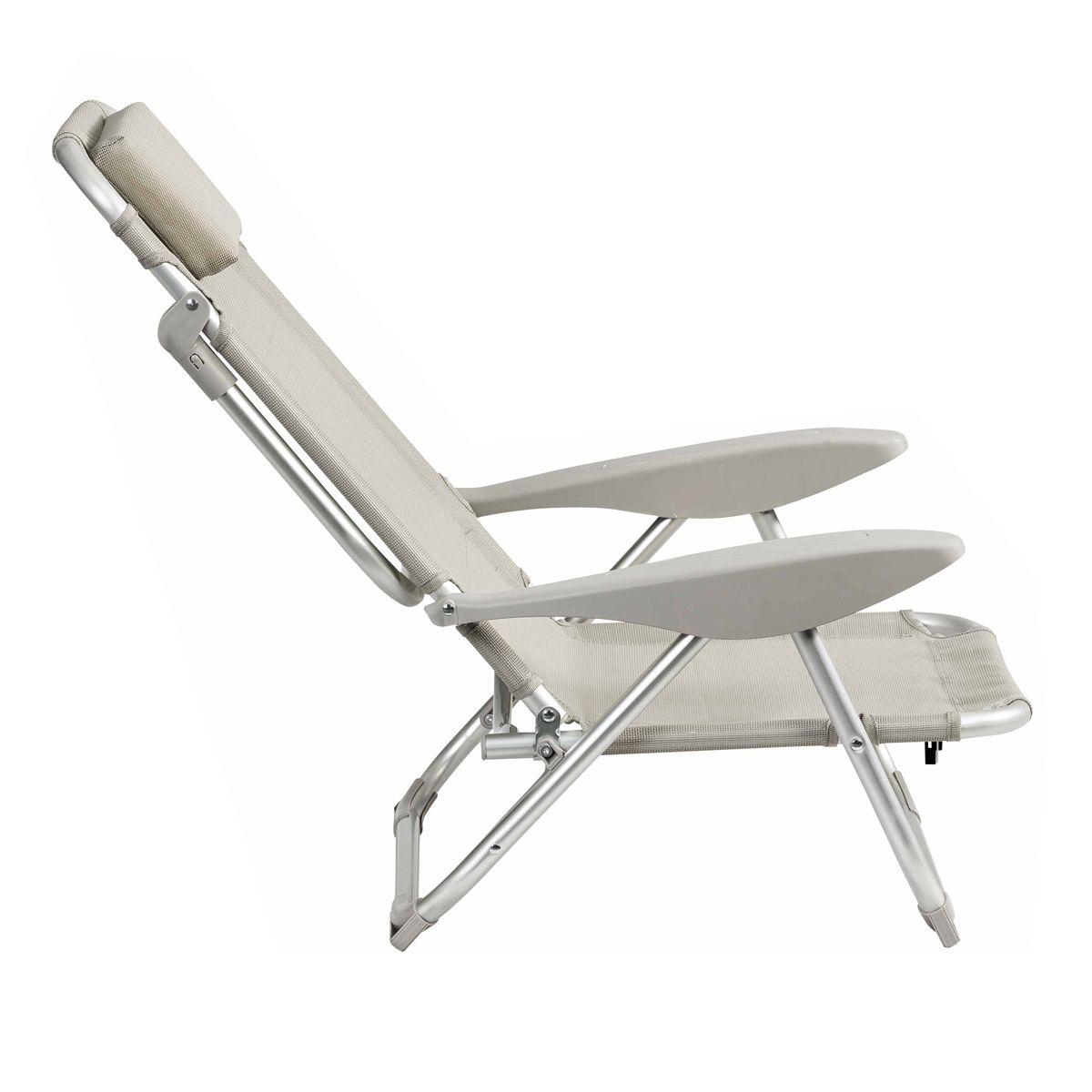 Clic Clac des Plages Fauteuil relax aluminium 4 positions gris CLIC CLAC