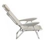 Voir la diapositive 2 : Clic Clac des Plages Fauteuil relax aluminium 4 positions gris CLIC CLAC