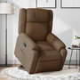 Voir la diapositive 1 : VIDAXL Fauteuil inclinable Marron Tissu