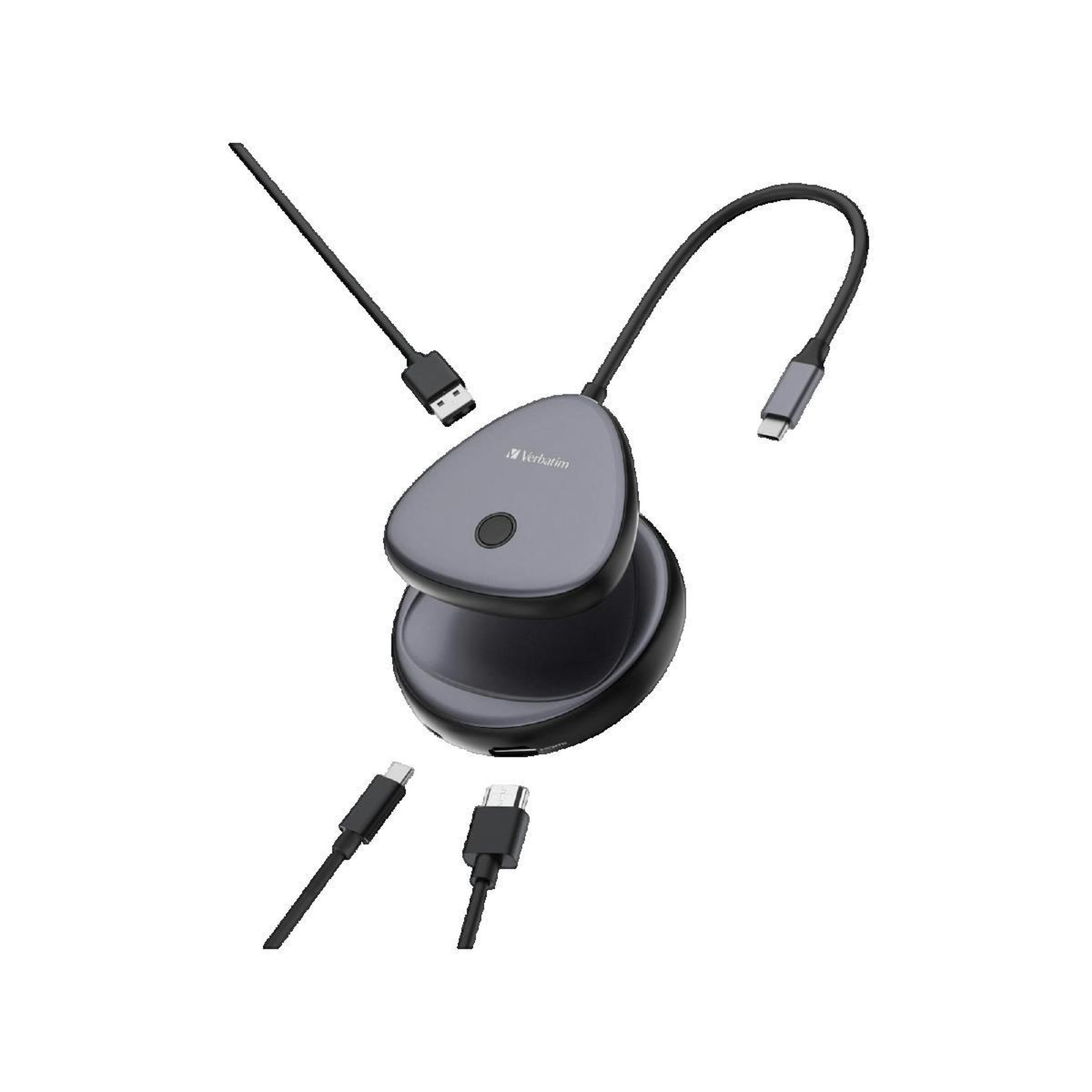 Voir la diapositive 3 : Verbatim Adaptateur sans fil Verbatim Share My Screen USB-C 4K