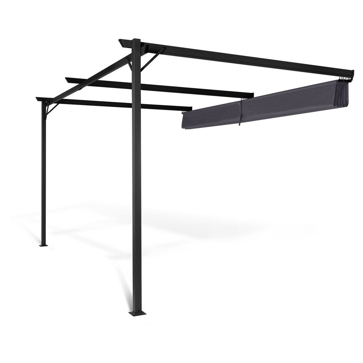 Inkazen Pergola de jardin adossée 3x2,7m