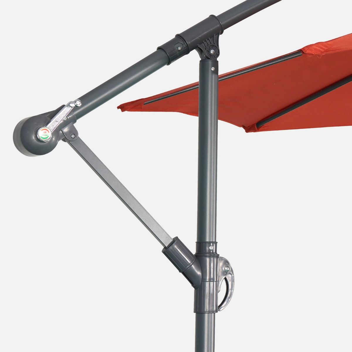 SWEEEK Parasol déporté rond Hardelot diamètre 300cm excentré  8 baleines