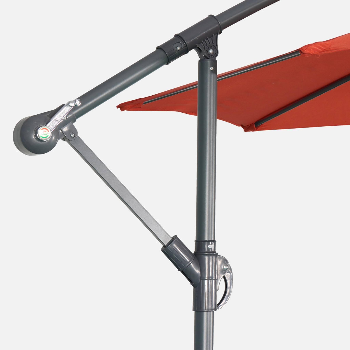 SWEEEK Parasol déporté rond Hardelot diamètre 300cm excentré  8 baleines