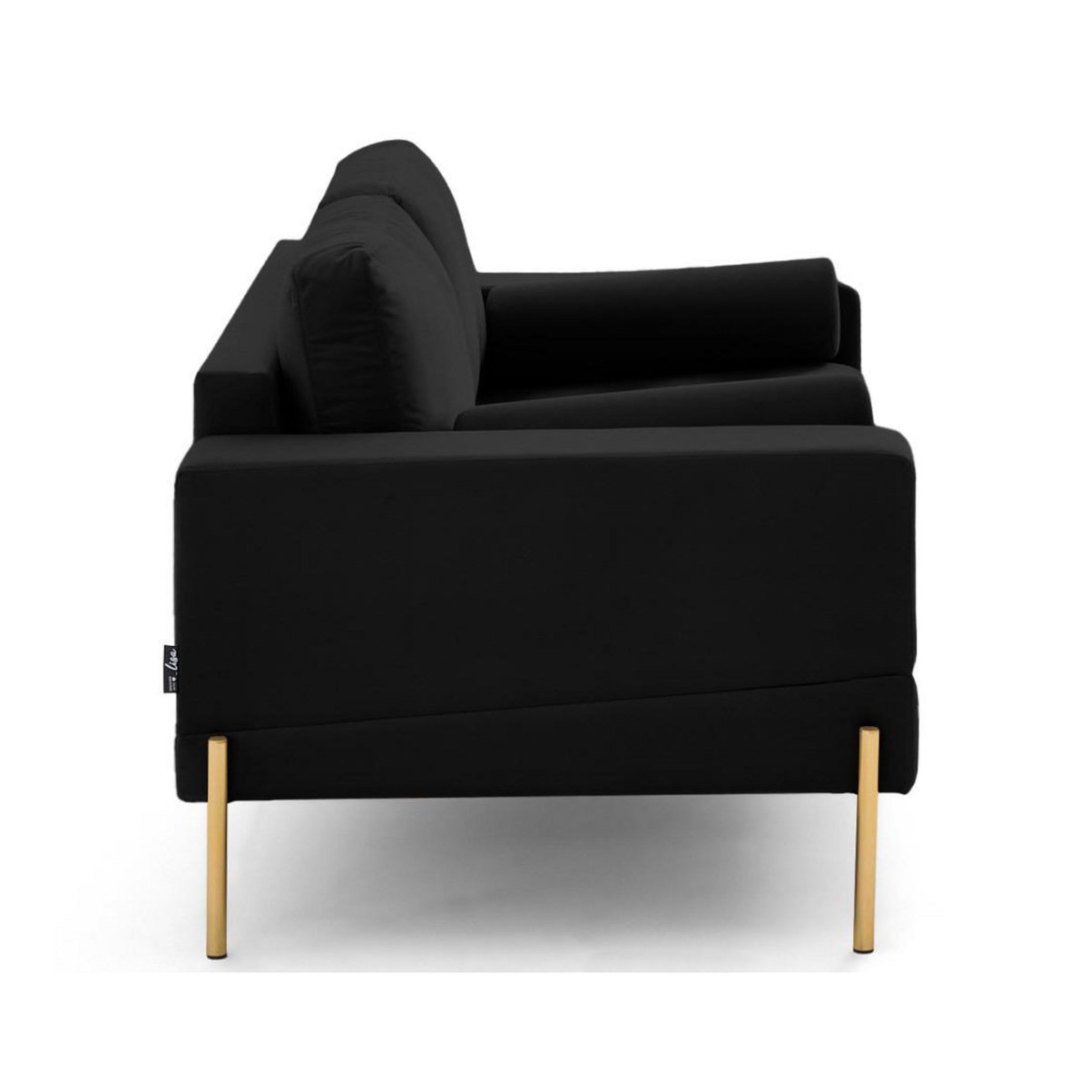LISA DESIGN Isaure - canapé droit 2 places en velours