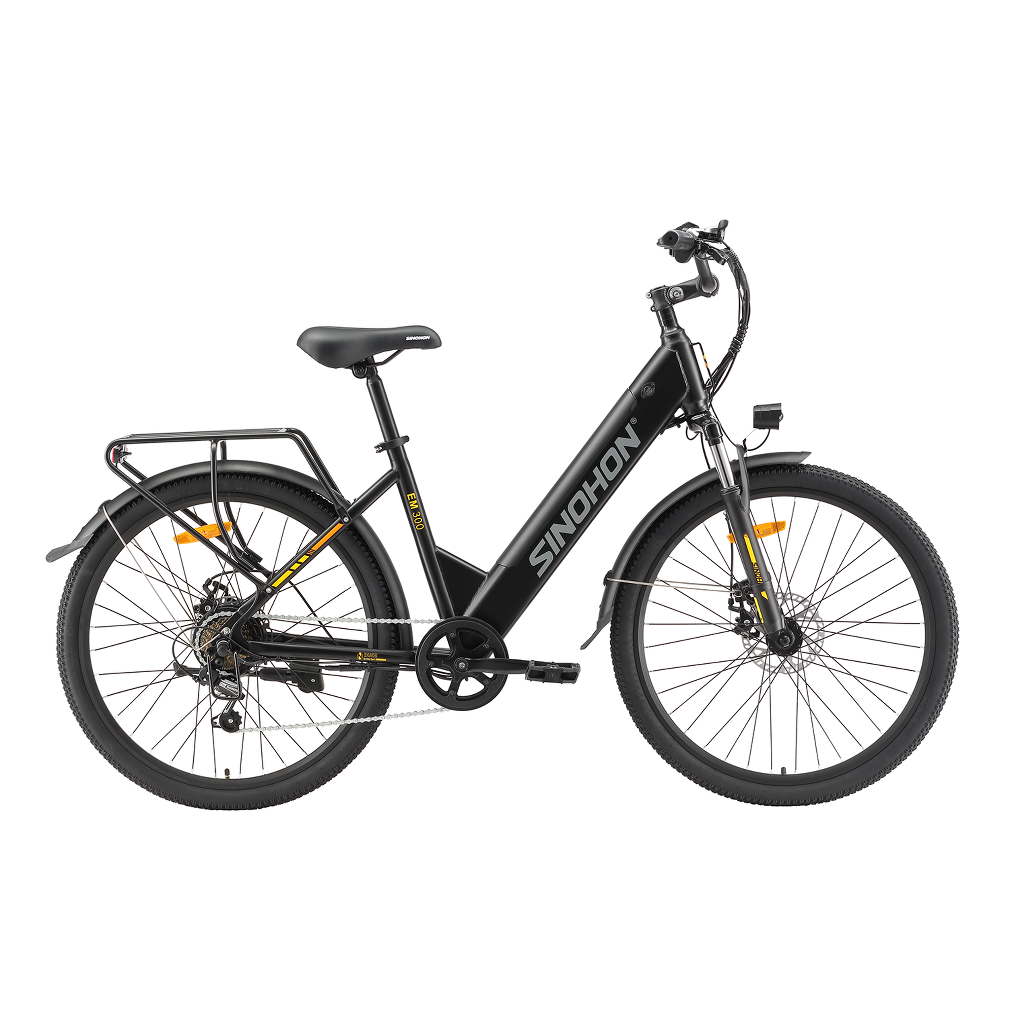 SINOHON Vélo électrique de ville sinohon em300. Coloris disponibles : Marron, Noir