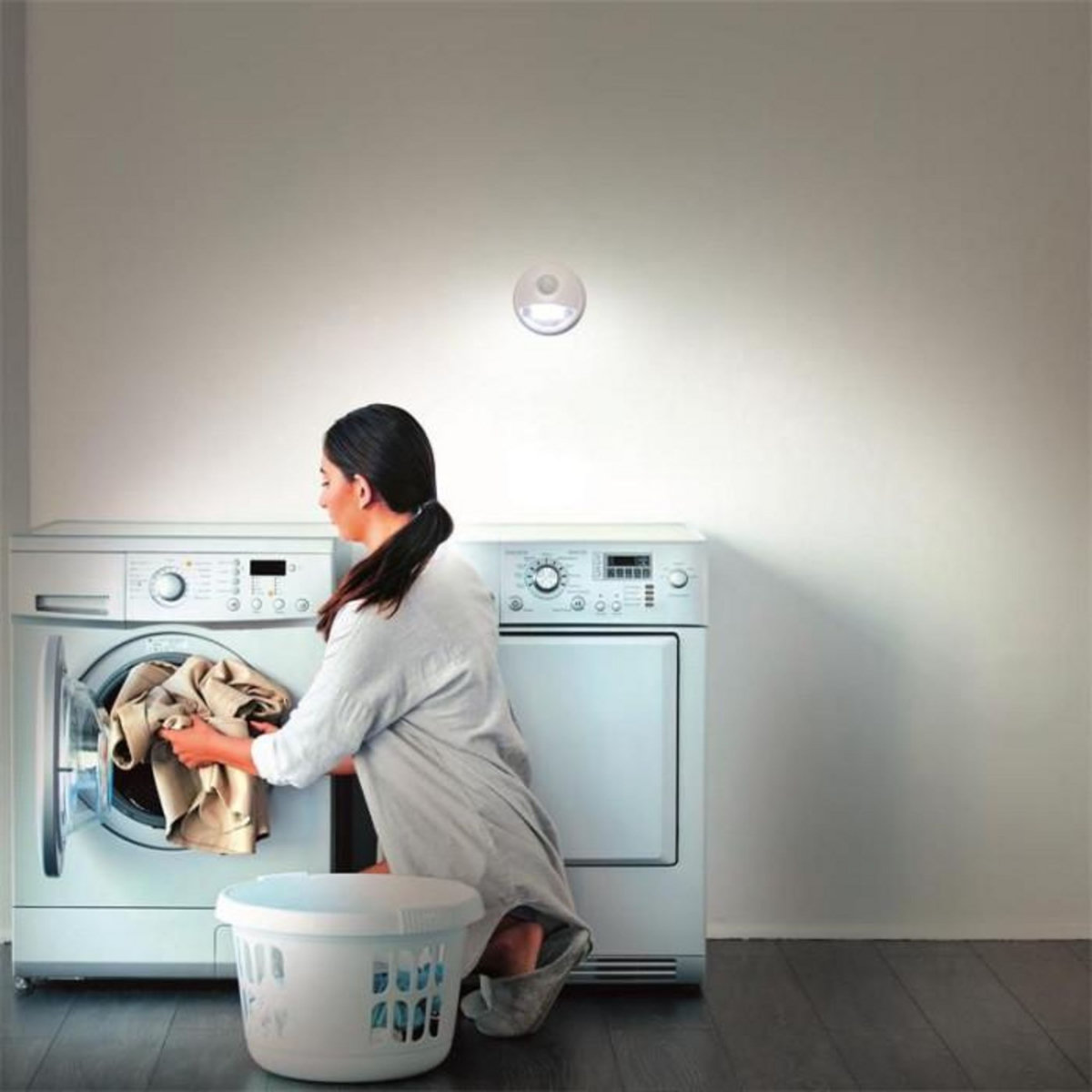 Paris Prix Lampe Led Décteur de Mouvement  Cob  8cm Blanc